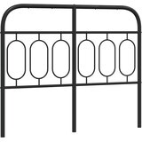  Metalno zamjensko uzglavlje crno 120 cm | shoptok.hr