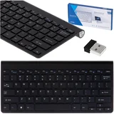 Brezžična tipkovnica za Smart TV – 2.4 GHz USB (črna)