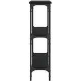  Konzolni stol crni 75 x 22,5 x 75 cm od konstruiranog drva | Eponuda.ba