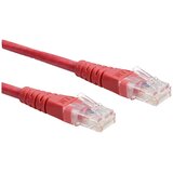 Roline 21.15.1531 RJ45 omrežni kabel\, patch kabel cat 6 u/utp 1.00 m rdeča 1 kos, (20420530) | Shoptok.si