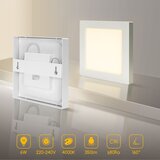 Aigostar LED plafonsko nadgradno svetlo LED/6W/230V 4000K 12,2x12,2 cm belo | Eponuda.com