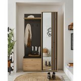 CARRYHOME PREDSOBA črna, hrast artisan | Shoptok.si