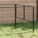  Kavez za pse crni 9 m² čelični | shoptok.hr