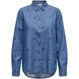 Bluza 'JDYLOVE' plavi traper