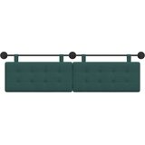 Držeće uzglavlje Zidne Tamnozelena 190 x 55 x 5 cm tkanina - Tamnozelena 180 cm bez LED | shoptok.hr