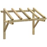Maison Chic Nadstrešek - Senčniki za vrata 150x100x100 cm trdna borovina, (22039818) | Shoptok.si