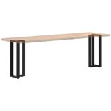 vidaXL konzolna miza noge T-oblika 2 kosa črna 20x28x(72-73) cm jeklo | Shoptok.si