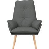 vidaXL Relaxacijska Fotelja Tamnosiva Tkanina | shoptok.hr