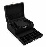 Elegantna kutija za nakit 24,5 x 17 x 11,5 cm - crna | shoptok.hr