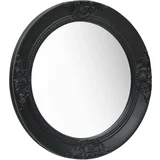 Zidno ogledalo u baroknom stilu 50 cm crno