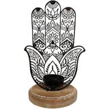 Signes Grimalt Svečniki, kozarci za sveče Svečnik Roka Fatime Siva | Shoptok.si
