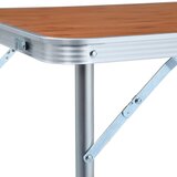  Sklopivi stol za kampiranje aluminijski 120 x 60 cm | shoptok.hr