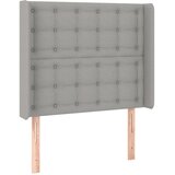  box spring s madracem LED svjetlosivi 80x200 cm tkanina | shoptok.hr