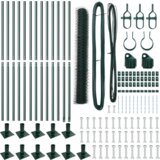 vidaXL Heksagonalna Ograda Zelena 0.8x25 m Čelik | shoptok.hr