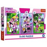 Trefl Disney: Minnie Mouse i prijatelji 3x80 komada puzzle - | shoptok.hr