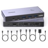 Ugreen USB 3.0 KVM stikalo za upravljanje 2 računalnikov | Shoptok.si