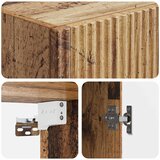  Set ormara 2 pcs Staro drvo 33 x 34,5 x 87 cm Konstruirano drvo | shoptok.hr