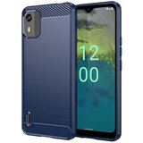INORCO Ovitek za telefon s teksturo ogljikovih vlaken za telefon Nokia C12 4G/C12 Pro/C12 Plus telefonska torbica TPU brušena lupina, (22033509) Cene