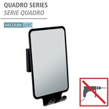 Wenko Kozmetično ogledalo z obešalnikom 14x19.5 cm Quadro Black – | Shoptok.si