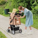  Pasji kolica do 15 kg ( 81 x 45 x 101 cm ) bež | shoptok.hr