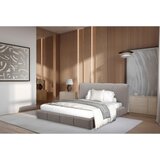Livetastic OBLAZINJENA POSTELJA 181 cm x 201 cm , les, kovina, umetna masa, tekstil bež | Shoptok.si