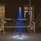  Božićno drvce na stijegu 108 LED žarulja plave 180 cm | shoptok.hr