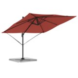  Roma dežnik Rdeča 286 x 285 x 265 cm Poliester in aluminij, (5000045849) | Shoptok.si