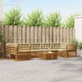  Set vanjskih sofa 8 kom. Prirodna i bež | shoptok.hr