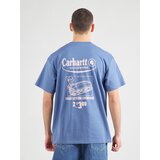 Carhartt WIP Majica 'Catalogue' moder denim / bela | Shoptok.si