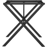 vidaXL noge za jedilno mizo x-okvir 70x70x73 cm lito železo | Shoptok.si