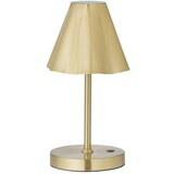 Bloomingville Medeninasta LED namizna svetilka s kovinskim senčilom (višina 28 cm) Lianna – u