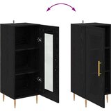 vidaXL Kreveta Crni hrast 34 x 34.5 x 90 cm Konstruirano drvo Cijene