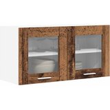 Viseći ormarić s pohranom Stari drvo i bijela 80 x 31 x 40 cm | Eponuda.ba