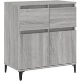  Komoda sivog hrasta sonome 60x35x70 cm od konstruiranog drva | Eponuda.com