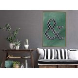  Poster - Ampersand on Green Background 20x30 | shoptok.hr