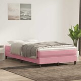 Box Spring krevet s madracem ružičasti 120x220 cm samt | shoptok.hr