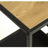 Unique Furniture Črn/naraven regal v hrastovem dekorju 80x146x35 cm Altino – | Shoptok.si