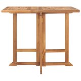  Sklopivi vrtni blagovaonski stol 90x90x75 cm masivna tikovina | shoptok.hr