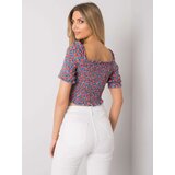 RUE PARIS Blouse-RO-BZ-2516-9.34-blue | Shoptok.si