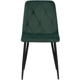 CARRYHOME STOL, kovina, tekstil zelena, črna | Shoptok.si