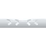  Sollux SL.0331 - Spot svetilo RING 4L 4xGU10/10W/230V bela | Eponuda.com
