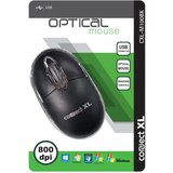 Connect Xl Miš optički, 800dpi, USB, crna boja – CXL-M100BK Cijene