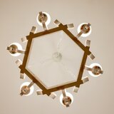 Brilagi - Luster na lancu QUEEN 6xE14/40W/230V buk/krem | Eponuda.com