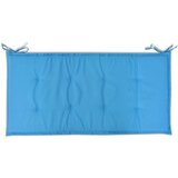  Jastuk za vrtnu klupu plavi 100 x 50 x 3 cm od tkanine Oxford | shoptok.hr