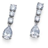 Oliver Weber genuine drop 925ag zircon mindjuše sa swarovski kristalima ( 62122 ) | ePonuda.com