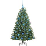  Umjetno božićno drvce s nogom Zelena 150 cm PVC i metal | shoptok.hr