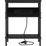vidaXL Noćni ormar Crni hrast 38 x 30 x 48 cm Konstruirano drvo | shoptok.hr