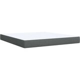 vidaXL Box spring postelja z vzmetnico temno siva 180x200 cm blago | Shoptok.si