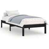  Za krevet od masivne borovine crni 100 x 200 cm | shoptok.hr
