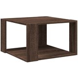 Maison Chic Klubska mizica - kavna mizica - Nizka mizica rjavi hrast 51,5x51,5x30 cm inženirski les, (21755027) | Shoptok.si